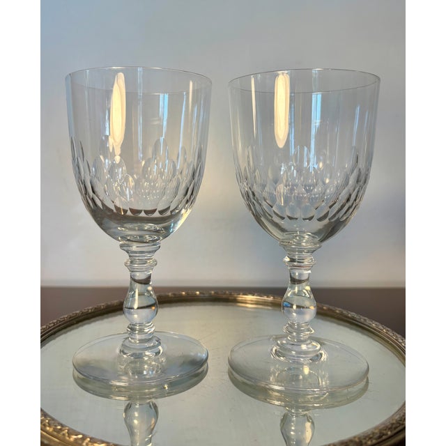 Vintage Water Glasses from Baccarat, 1920s, Set of 2 For Sale - Image 10 of 10