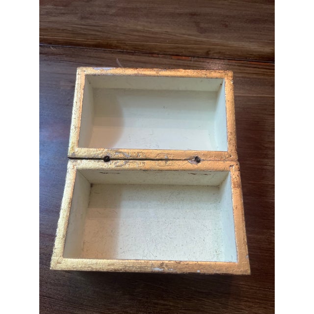 Italian Vintage Italian Florentine Gilt-Wood Dome Box For Sale - Image 3 of 9