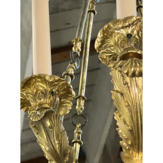 Vintage French Chandelier 16 Light For Sale - Image 10 of 12