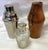Brown 1930's German Travel Nesting Cocktail Shaker Set With Leather Case and Glass Insert For Sale - Image 8 of 17