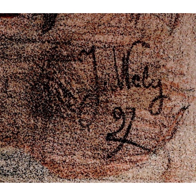 Jacques Wély, Fleur de Lande, 1897, Lithograph on Paper For Sale - Image 4 of 9