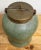 Brass Tozai Home Brass Lidded Faux Shagreen Temple Jar For Sale - Image 8 of 11