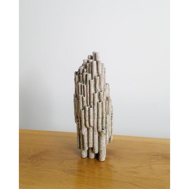 Mid-Century Swedish Abstract Stoneware Sculpture from Hans Hedberg, Biot, France, 1950s For Sale - Image 4 of 6