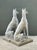 Vintage Eco Plaster Great Dane Sculptures - Pair For Sale - Image 10 of 17