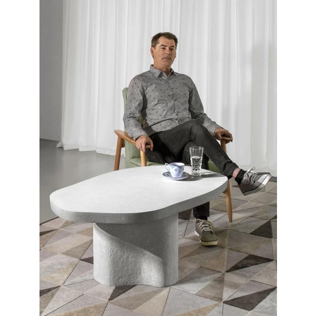 White Stone Coffee Table by Donatas Zukauskas For Sale - Image 11 of 12