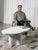 White Stone Coffee Table by Donatas Zukauskas For Sale - Image 11 of 12