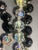 1950s Jet Black Glass and Ab Leaded Crytal and Ornate Clasp, in Style of Vendome MCM Jewelry. For Sale - Image 5 of 6