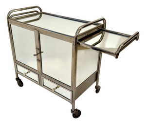 Art Deco Bar Cart, France 1930s