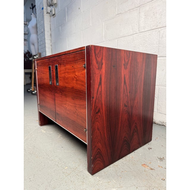 Glenn of California Vintage Rosewood Nightstand by Glenn of California For Sale - Image 4 of 14