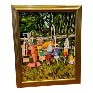 Out to Dry- Original Painting, Framed For Sale