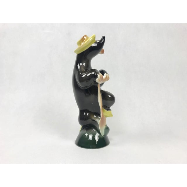 Bohemian Ceramic Mole Figure from Jichokera Bechyně, 1960s For Sale - Image 4 of 8