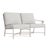 Brown Jordan Venetian Right Arm Loveseat, Dove frame with Fusion Dove fabric For Sale - Image 12 of 12