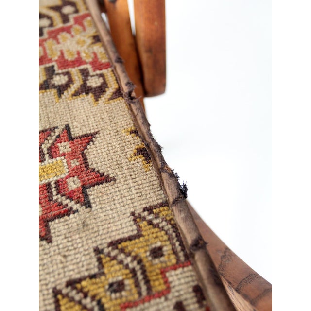 Antique Oak Campaign Folding Chair For Sale - Image 10 of 18