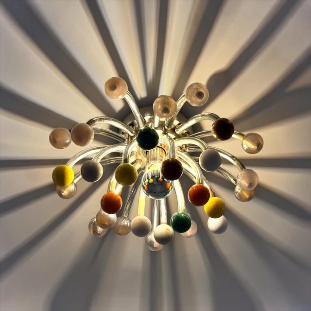 1970s Pistillino Wall Lamp by Studio Tetrarch for Valenti, Italy, 1970s For Sale - Image 5 of 15