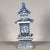 Mid 20th Century Blue and White Porcelain Pagoda, Chinese Chinoiserie Pagoda Tabletop Ornament For Sale - Image 5 of 9