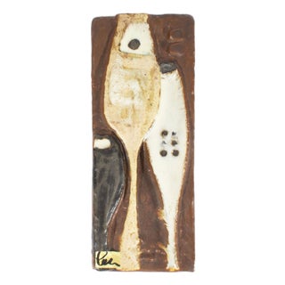 Helmut Friedrich Schäffenacker German Ceramic Wall Plaque For Sale