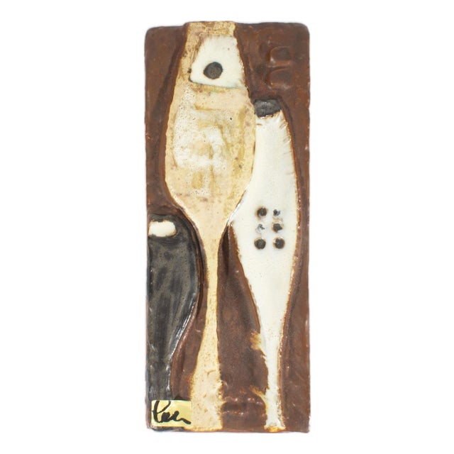 Helmut Friedrich Schäffenacker German Ceramic Wall Plaque For Sale
