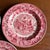 Ceramic A Fine Set of 5 Vintage Wedgwood “Ferrara” Red Transferware Plates, 1960's For Sale - Image 7 of 12