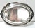 Vintage Silver-Plated Oval Serving Tray With Floral Relief Handles – Art Deco Revival For Sale - Image 9 of 12