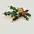 Mid-Century Modern Mid-Century Boho Chic Americana Christmas Holly Swag Brooch With Red Ribbon. For Sale - Image 3 of 10