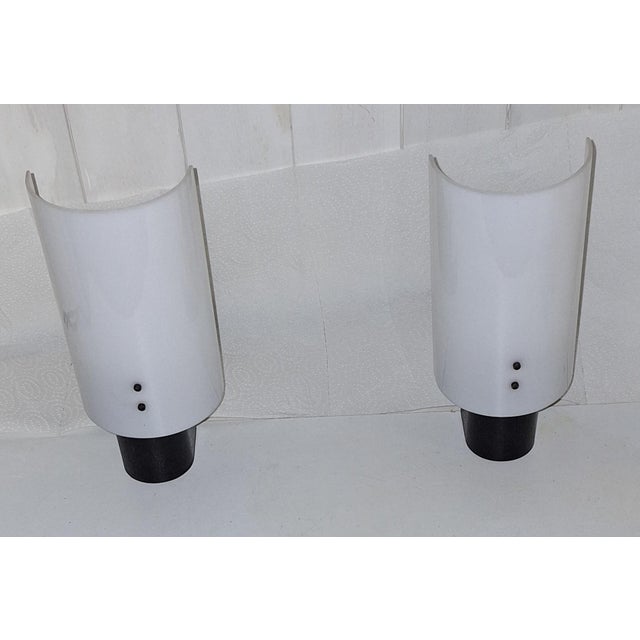 Vintage Italian Wall Lamps from Targetti, 1980s, Set of 2 For Sale - Image 4 of 12