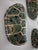 Set of 3 Handmade Scagliola Tortoise Shells in Malachite Design For Sale In West Palm - Image 6 of 11