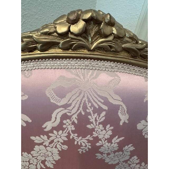 1990s Salon Chair - French Provincial Style For Sale - Image 4 of 5