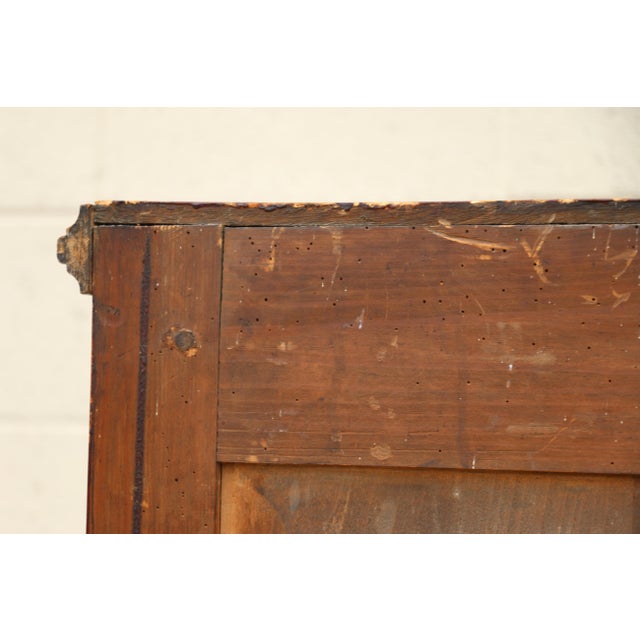 Antique Pine Vertiko Cabinet | Late 19th Century Solid Wood Cupboard With Drawers & Shelves | Rustic European Storage Cabinet For Sale - Image 18 of 18