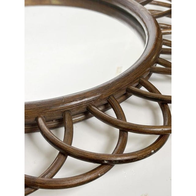 1960s Vintage Wooden Mirror, France, 1960s For Sale - Image 5 of 11