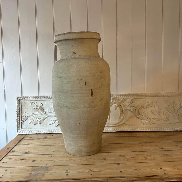 Large Hand Thrown Moroccan Terracotta Olive Pot For Sale - Image 4 of 6