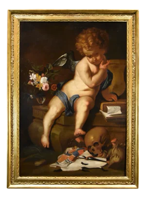 Erasmus Quellinus II, Allegory of Vanity and Youth, 1660, Oil on Canvas