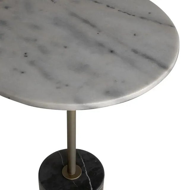 Mid-Century Modern NOIR Santosha Side Table with Stone Top For Sale - Image 3 of 6