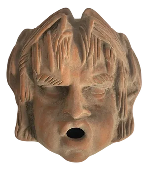 Antique Terracotta Mask, 1900s