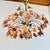 1980s 1980s Italian Murano Style Brown Floral Chandelier – Glass Flower Bouquet For Sale - Image 5 of 17