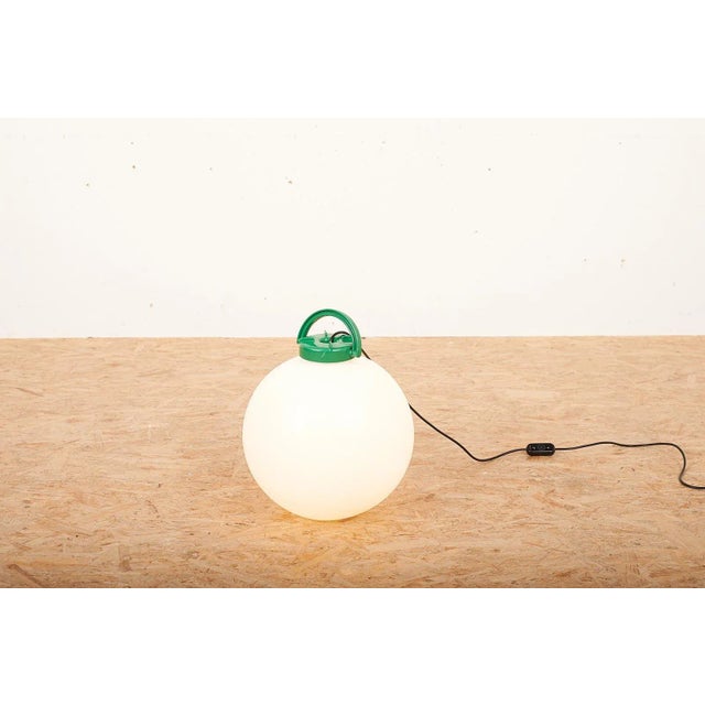 Green Tama Table Lamp by Isao Hosoe for Valenti Luce, 1970s For Sale - Image 8 of 8