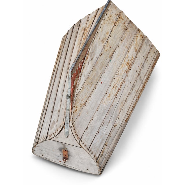 Vintage Scandinavian Wooden Boat Fragment, 1920s For Sale - Image 17 of 17
