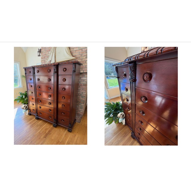 Ralph Lauren Monumental Mahogany Estate Chest of Drawers, Dresser For Sale - Image 11 of 18