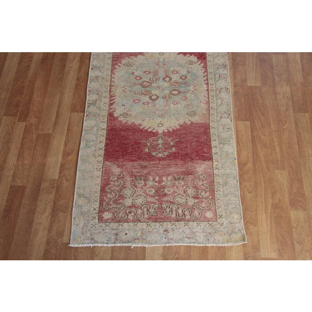 1940s 1940s Vintage Hallway Runner Rug -12' 2 X 2' 11 For Sale - Image 5 of 13