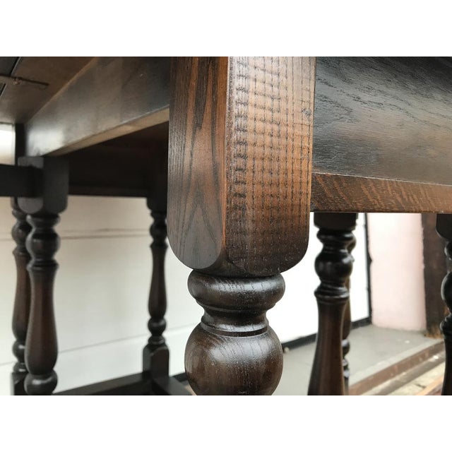 Vintage Scandinavian Clapboard Table, 1950s For Sale - Image 4 of 18