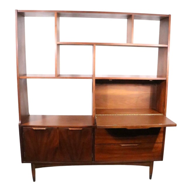 Mid Century Modern Wall Unit Room Divider For Sale - Image 12 of 16