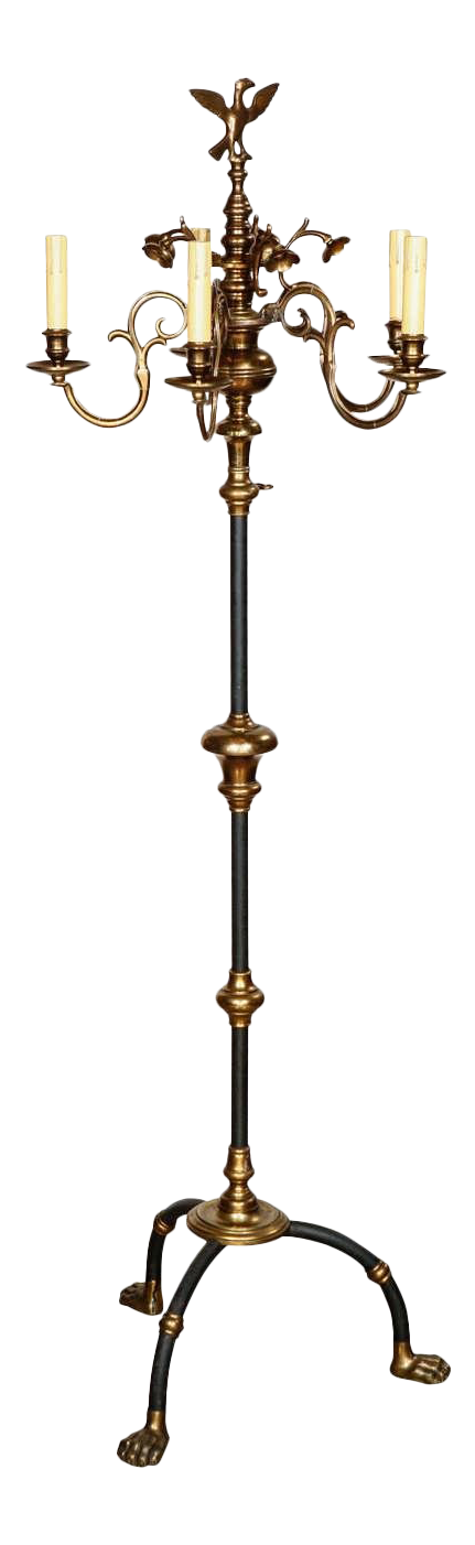 hollywood regency floor lamp