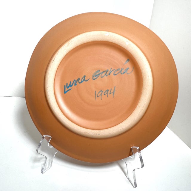 1990s Luna Garcia Pottery Dinnerware - Set of 16 For Sale - Image 16 of 17