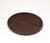 Maroon Round Walnut Wood Bowl, 1960s For Sale - Image 8 of 13