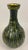 Italian 1960s Italian Mid-Century Handcrafted Green and Yellow Glass Vase For Sale - Image 3 of 8