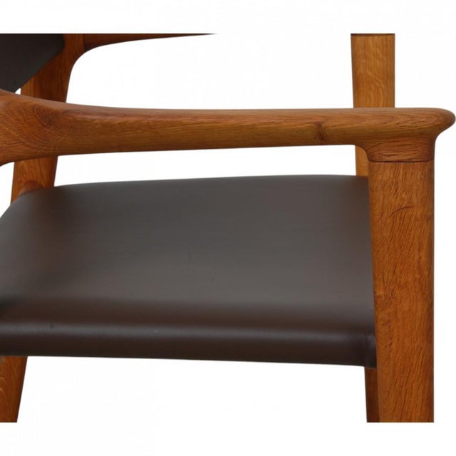JH-515 Chair in Oak by Hans Wegner, 1950s For Sale - Image 10 of 18