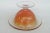 Imperial Rolled Rim Swirl Style Marigold Carnival Glass Compote Mayo Bowl For Sale - Image 10 of 11