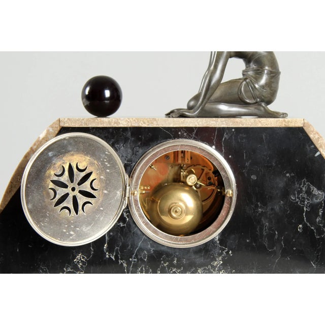 Art Deco Mantel Clock, 1930s For Sale - Image 9 of 18