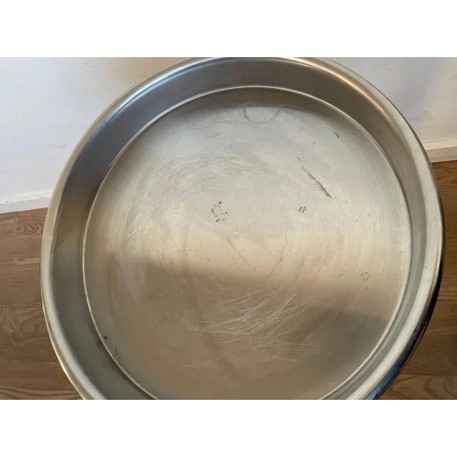 Danish Side Table in Chromed Steel by Sidse Werner for Fritz Hansen, 1970s For Sale - Image 11 of 12