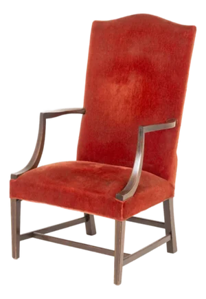 Federal Style Mahogany Lolling Armchair