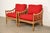 McGuire Mid-Century Hollywood Regency Bamboo Rattan Lounge Chairs, Pair For Sale - Image 12 of 12